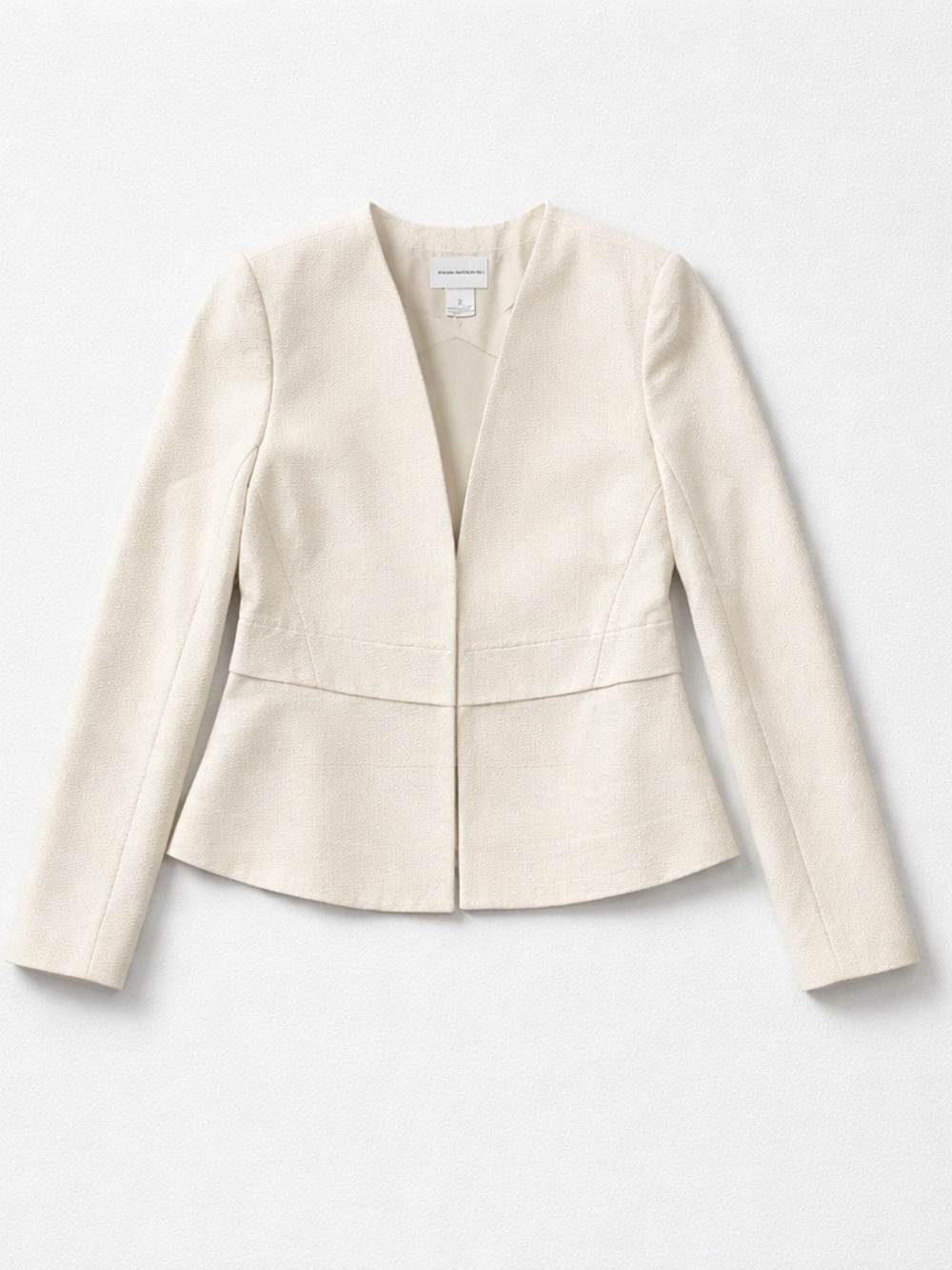 Club Monaco Off-White Suit Jacket - Size 0